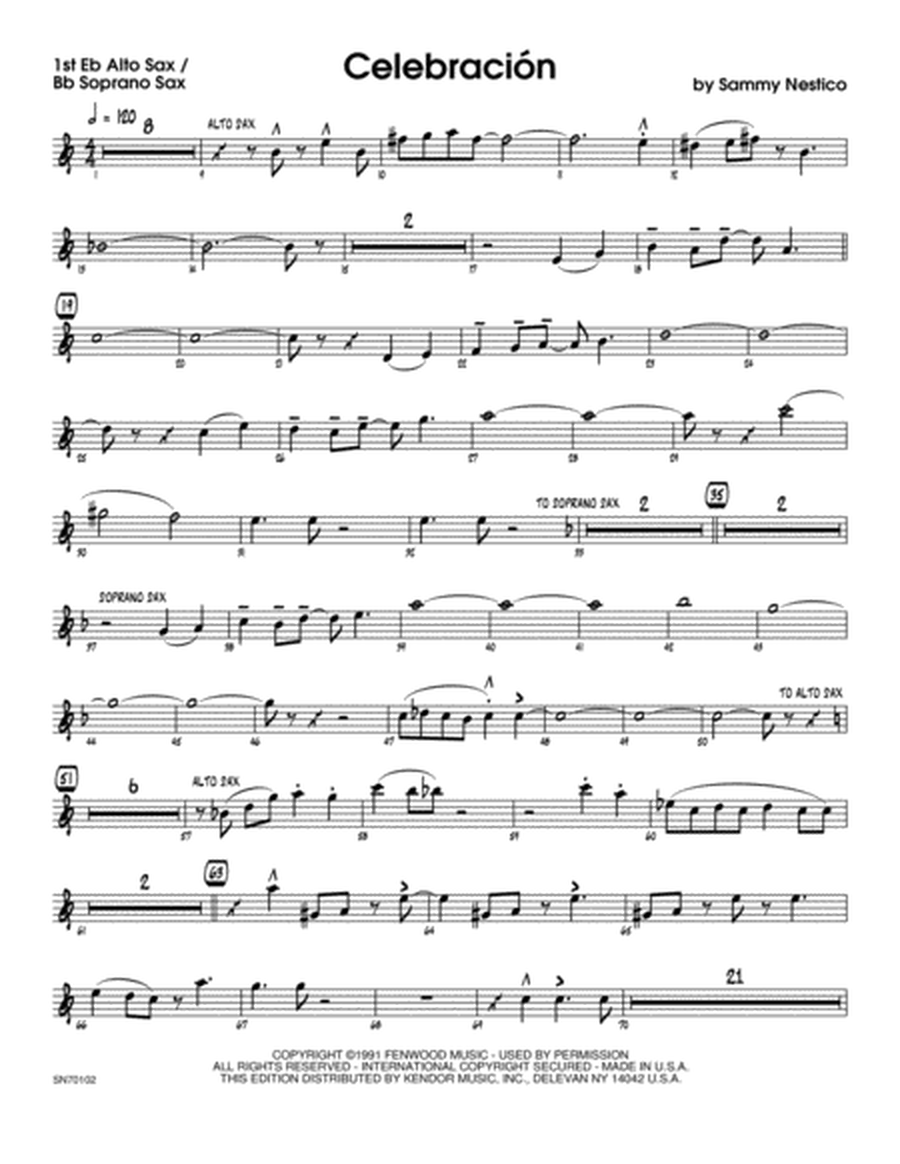 Celebracion - Alto Sax 1/Soprano Sax
