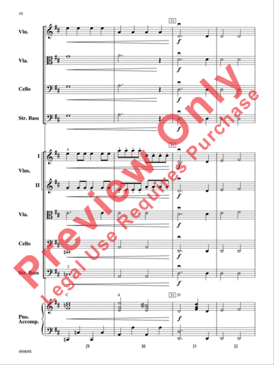 Hunters of Avatar String Orchestra scores gallery preview page 11