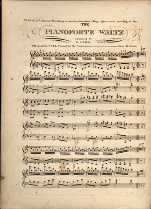 Book cover for The Pianoforte Waltz