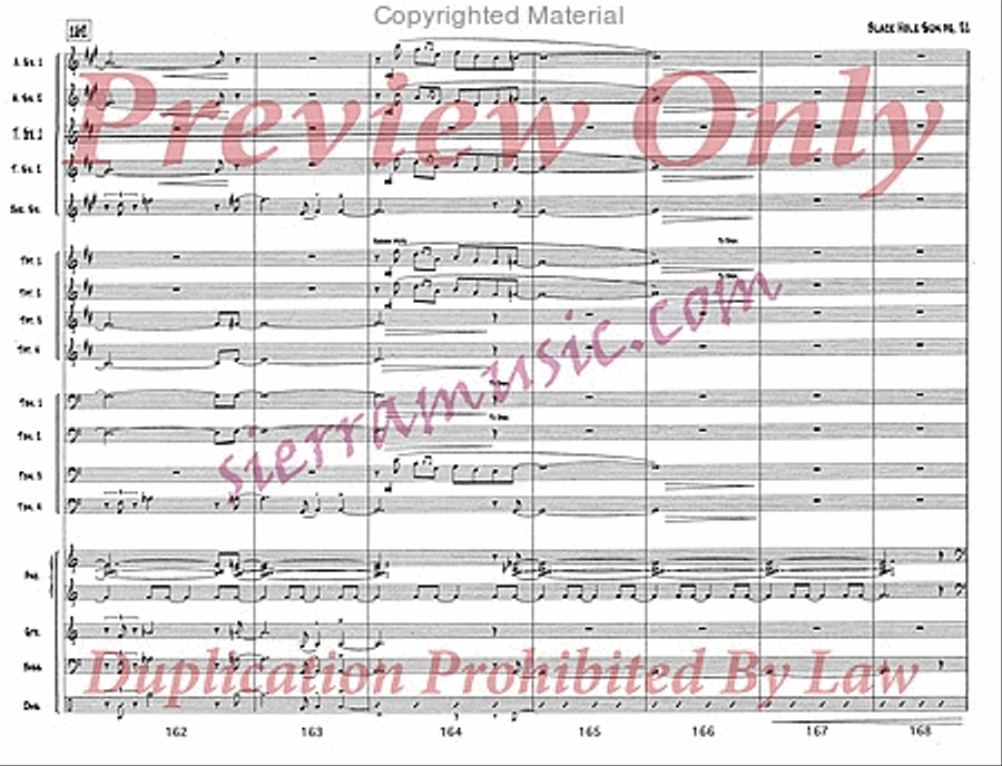 Black Hole Sun Jazz Ensemble scores gallery preview page 22