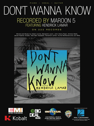 Book cover for Don't Wanna Know