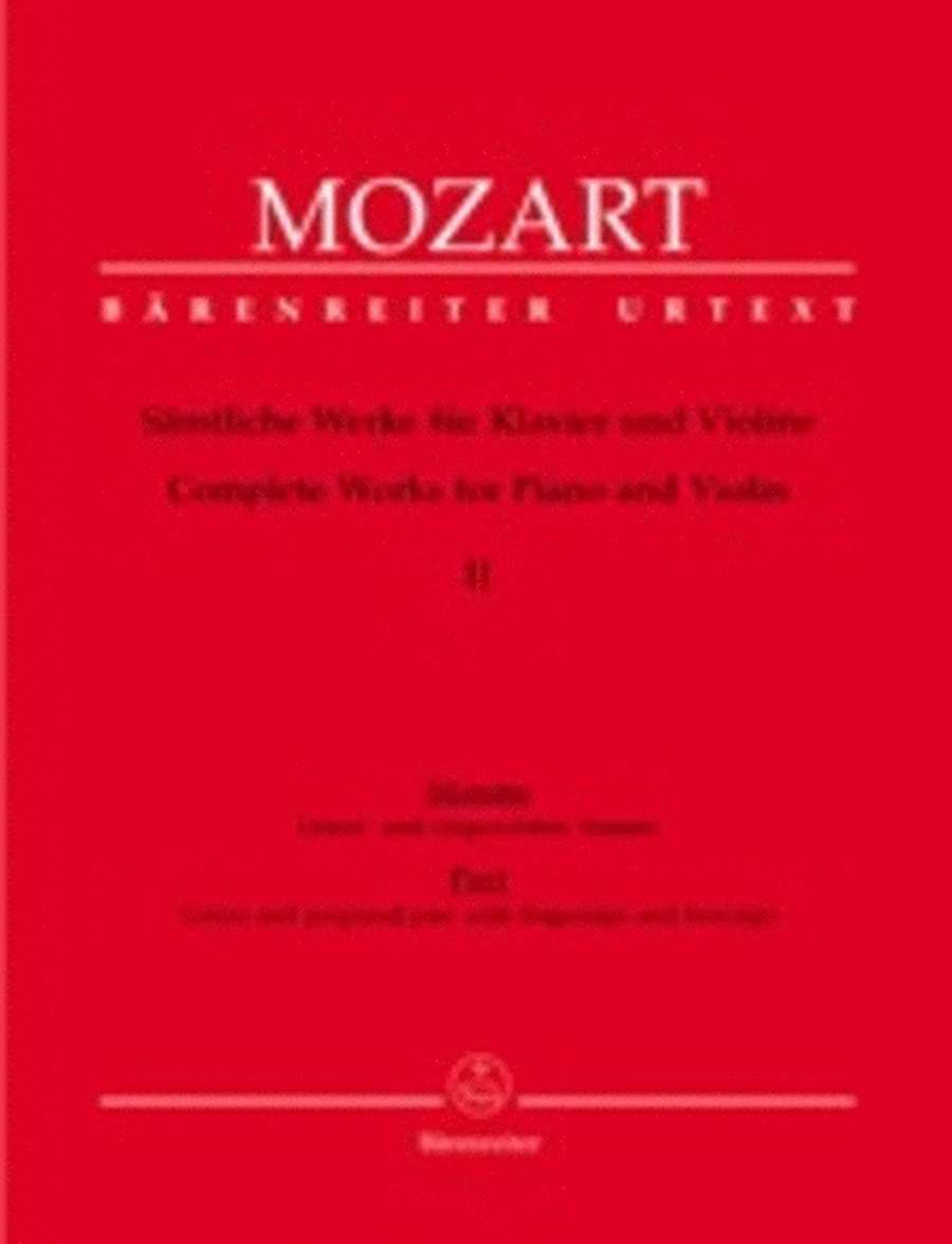 Complete Works For Violn And Piano Book 2