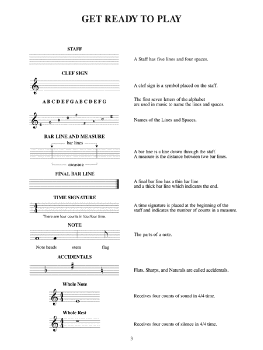 Belwin 21st Century Band Method, Level 1 Concert Band Methods scores gallery preview page 3