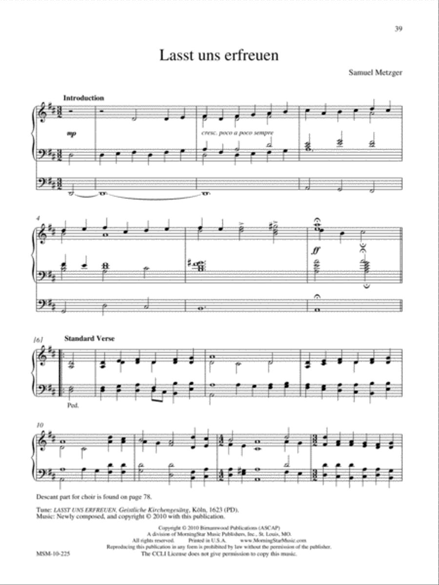 The Festival Hymn Collection, Volume 2 Organ scores gallery preview page 12