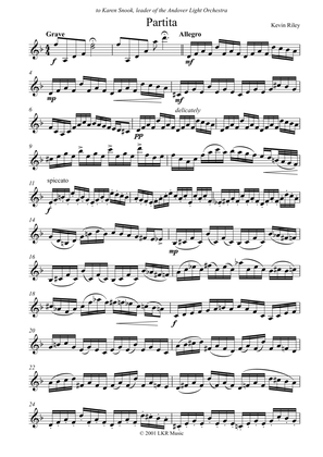 Partita for Solo Violin
