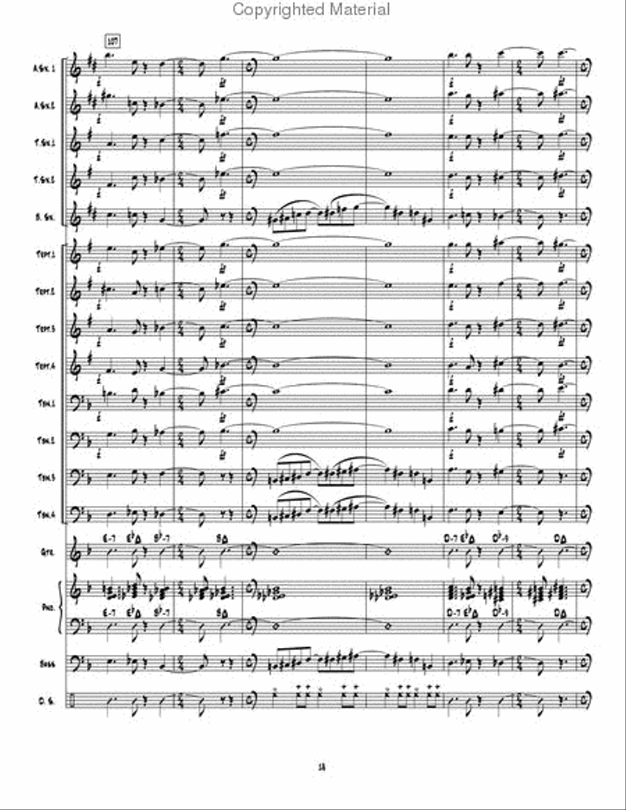Nerve Damage Nerve Damage Jazz Ensemble scores gallery preview page 19