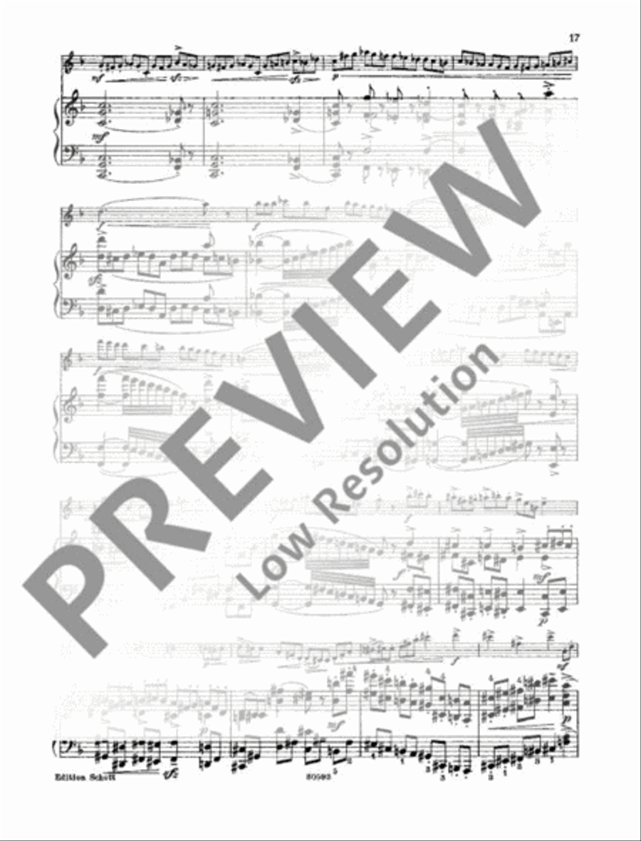 Sonata A Minor Sonata A Minor Violin Solo scores gallery preview page 20
