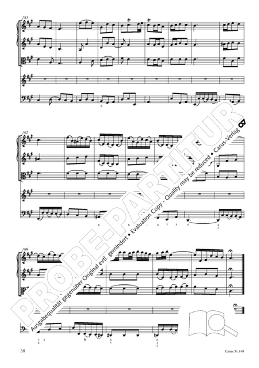 The voice of rejoicing and hope (Man singet mit Freuden vom Sieg) 4-Part scores gallery preview page 39
