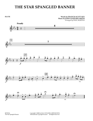 The Star Spangled Banner - Flute