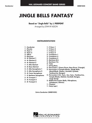 Jingle Bells Fantasy (arr. John Wasson) - Conductor Score (Full Score)
