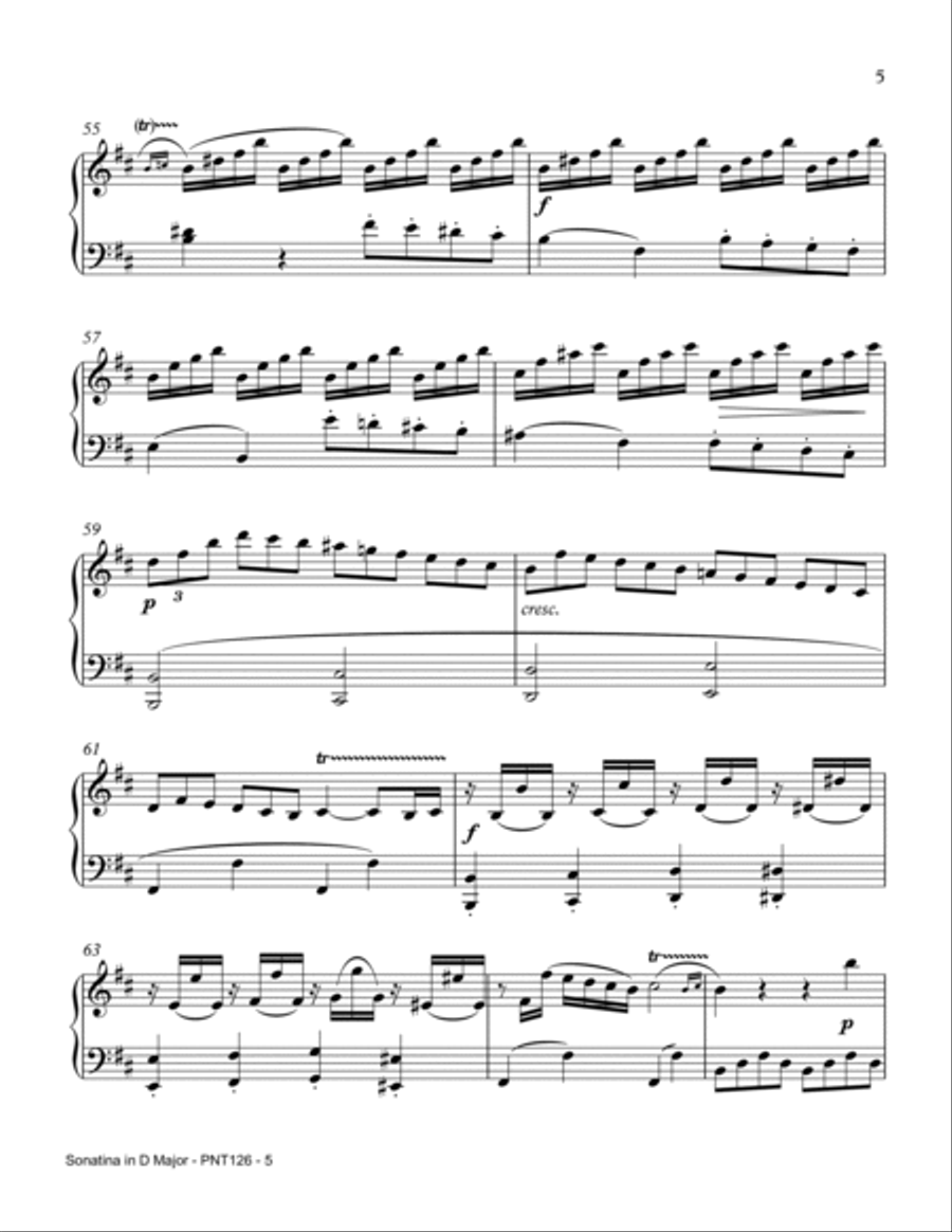 Sonatina Opus 37, Number 2 Piano Method scores gallery preview page 5