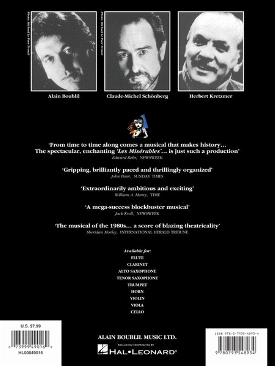 Les Misérables Flute Solo scores gallery preview page 5