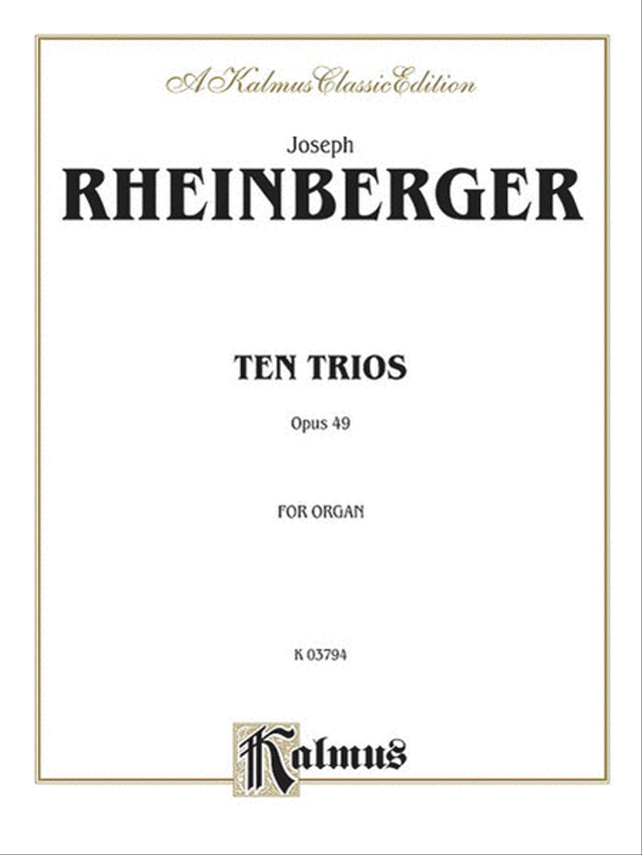 Ten Trios, Op. 49