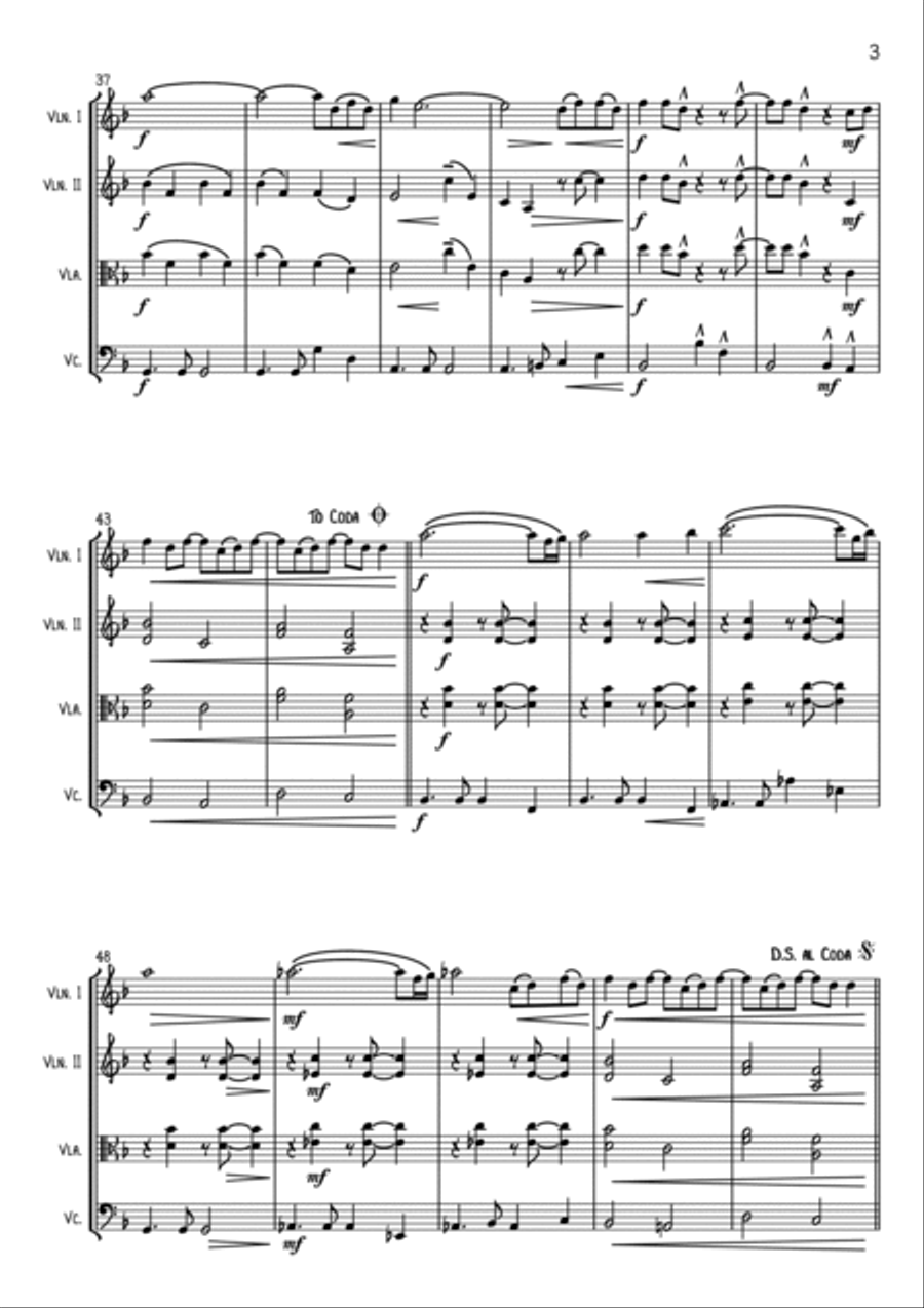 Let's Stay Together String Trio scores gallery preview page 3