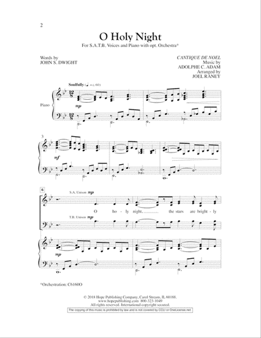 O Holy Night O Holy Night Handbell Choir scores gallery preview page 2