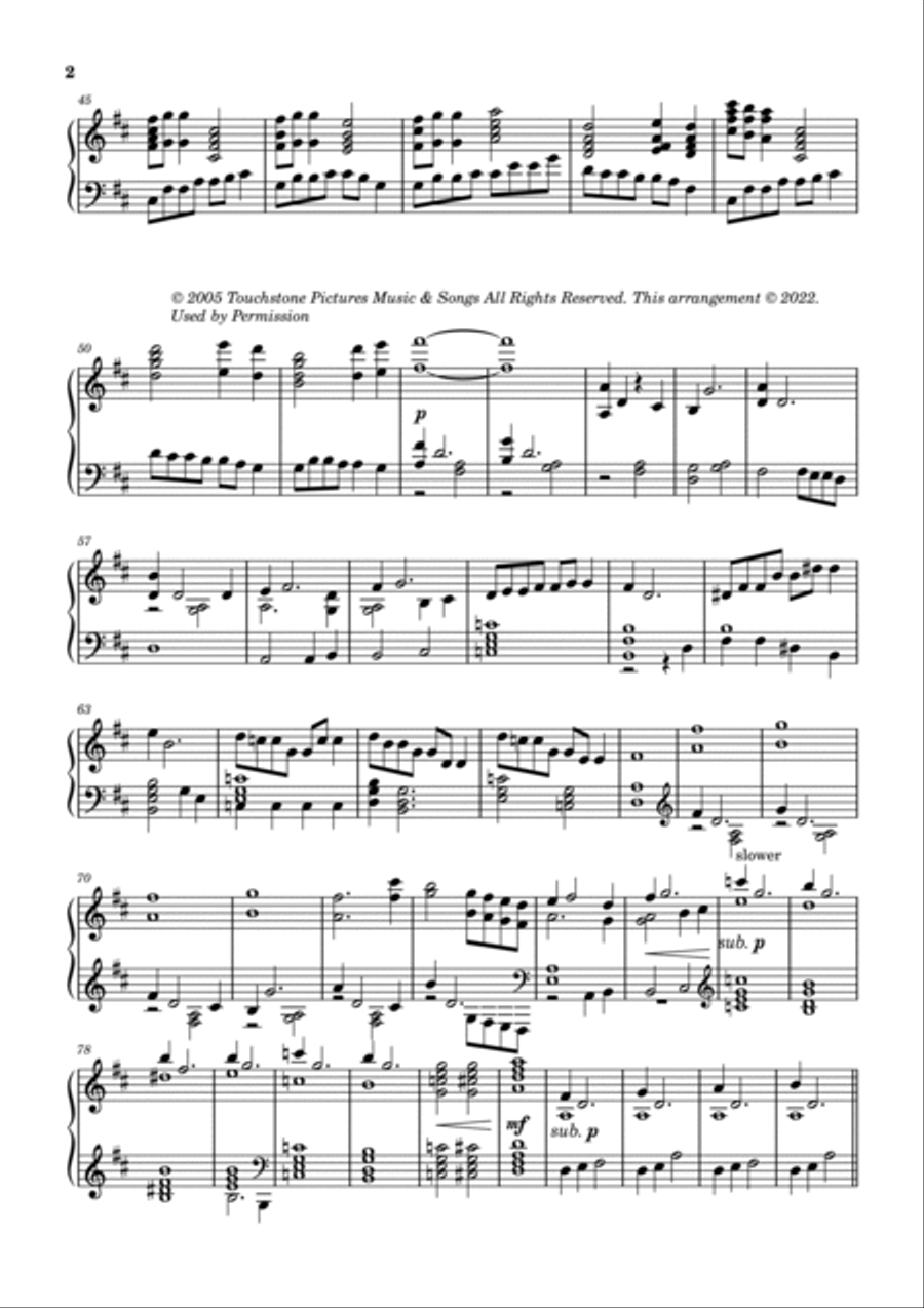 Moving On Moving On Piano Solo scores gallery preview page 2