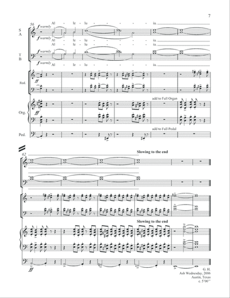 An Easter Introit An Easter Introit 4-Part scores gallery preview page 8
