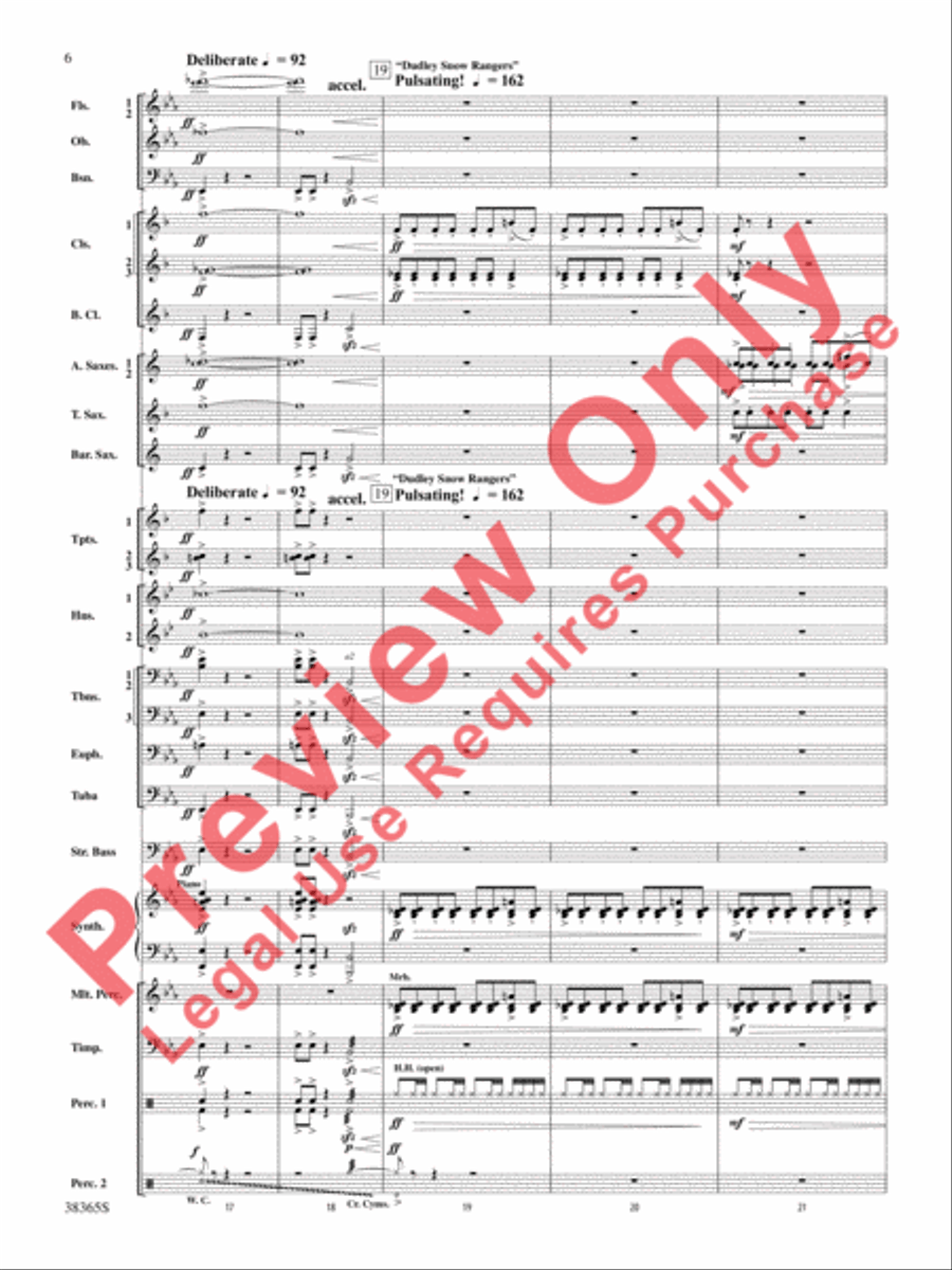 Crossroads to the Future Concert Band scores gallery preview page 7