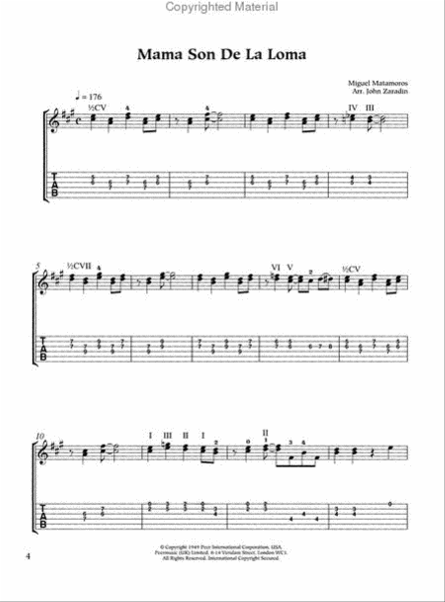 The Guitar Music of Cuba The Guitar Music of Cuba Electric Guitar scores gallery preview page 2