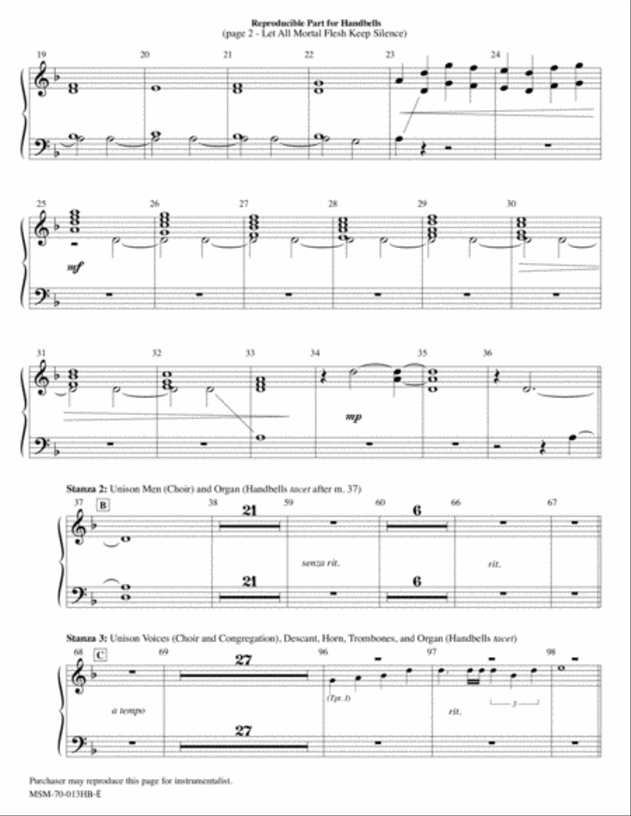 Holy Light A Candlelight Service of Carols (Downloadable Handbell Parts) Choir scores gallery preview page 2