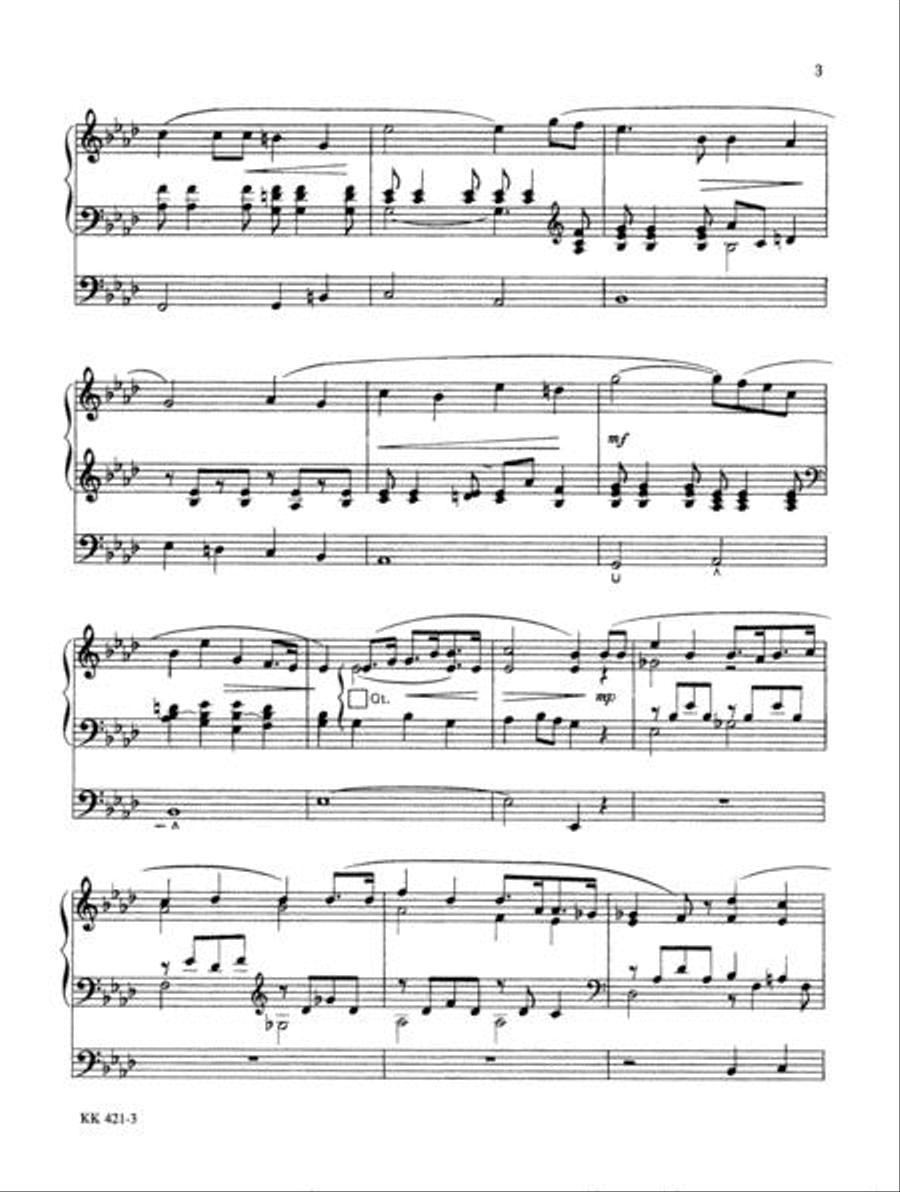 Mendelssohn Made Practical, Vol. 2 Organ Solo scores gallery preview page 3
