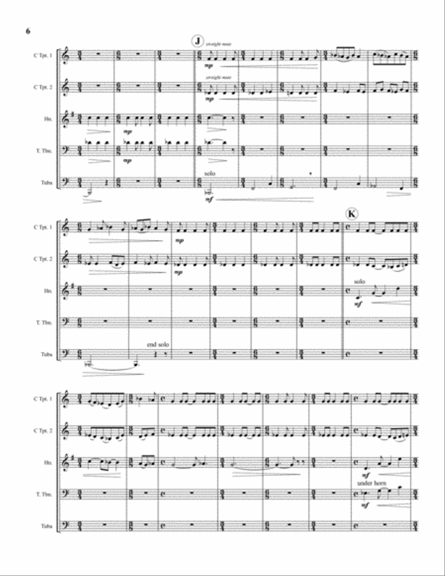 Road Rage Brass Quintet scores gallery preview page 6