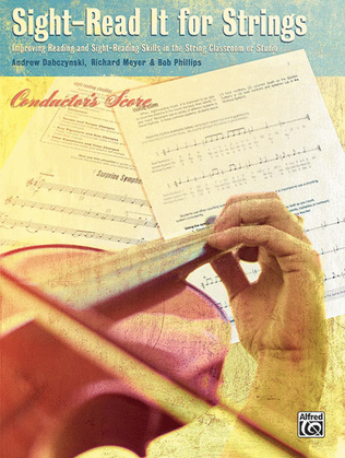 Book cover for Sight-Read It for Strings (Conductor's Score)