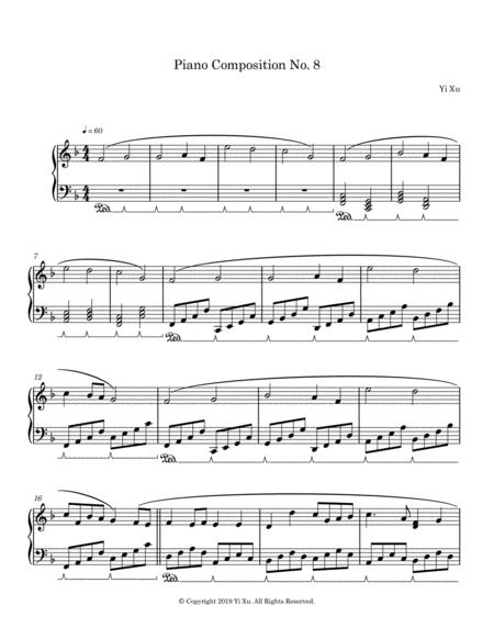 Piano Composition No. 8