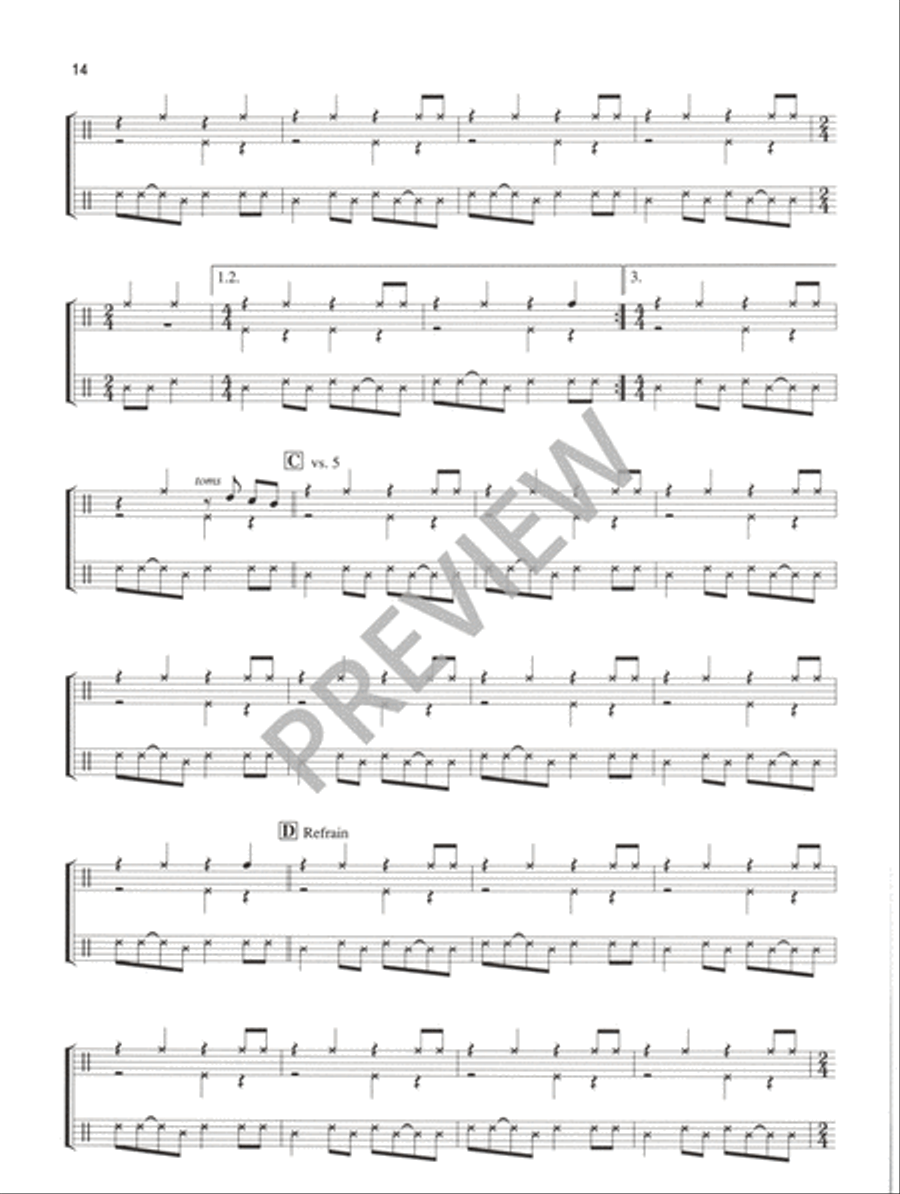 Tales of Wonder - Percussion edition Piano scores gallery preview page 15