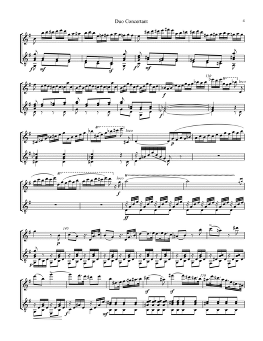 Duo Concertant, Op. 25, Rondeau (iv) for violin and guitar image number null