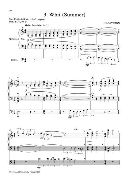 Embertides: Suite for Organ