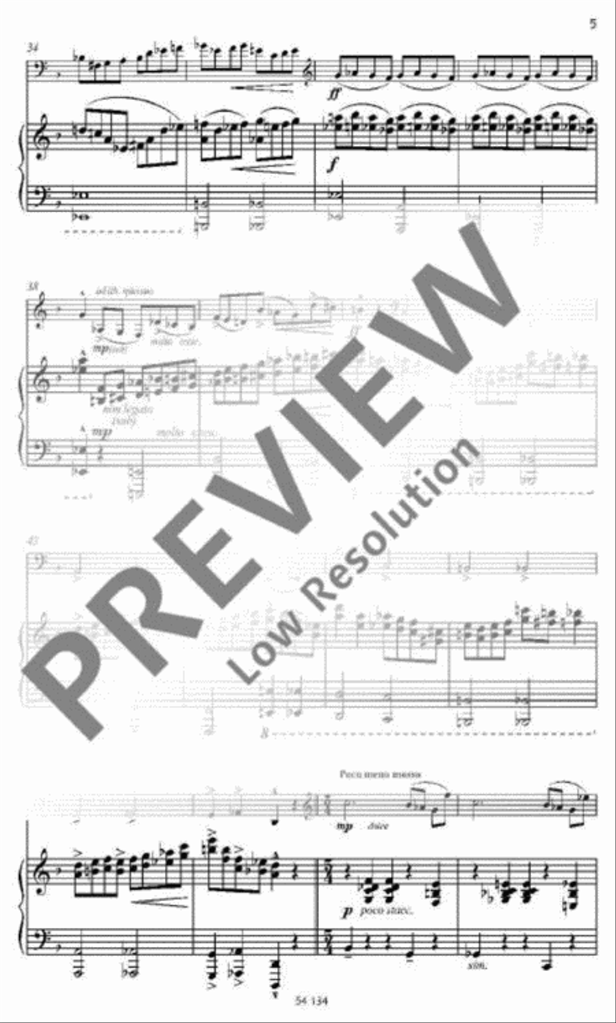 Jazz Sonata Piano Accompaniment scores gallery preview page 4