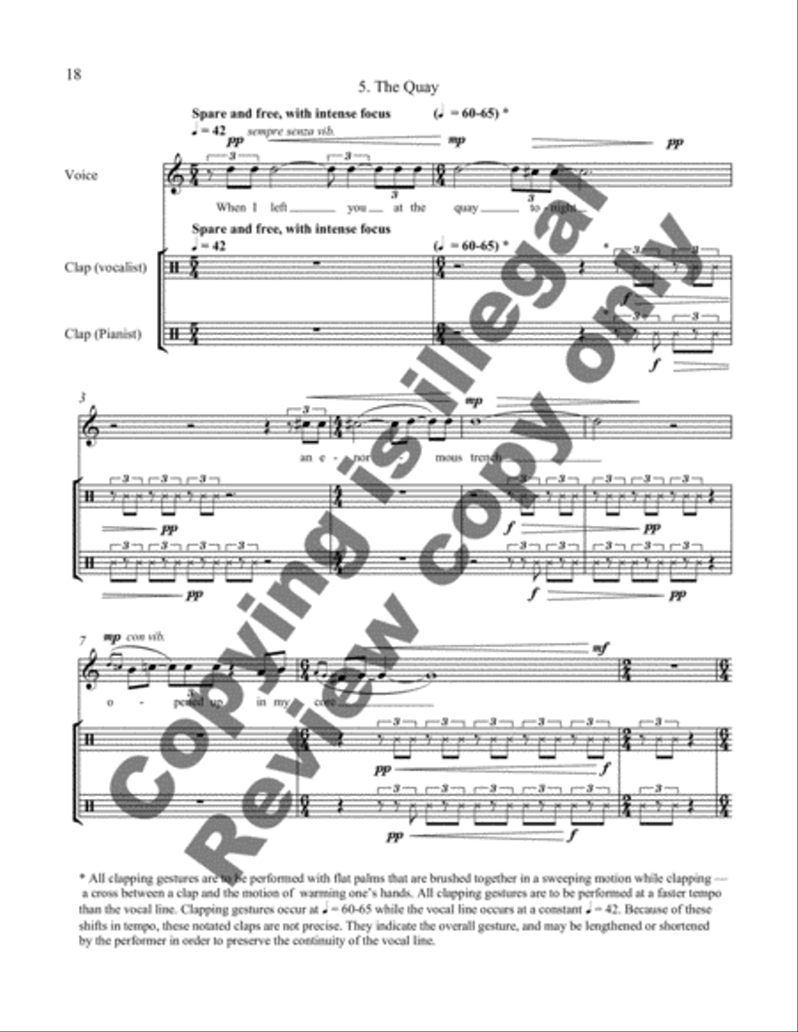 Three Robes High Voice scores gallery preview page 7