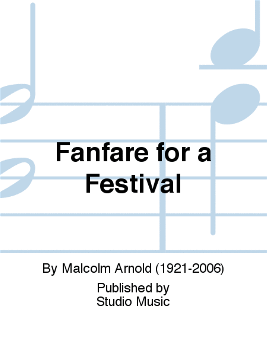 Fanfare for a Festival Brass Band scores gallery preview page 1