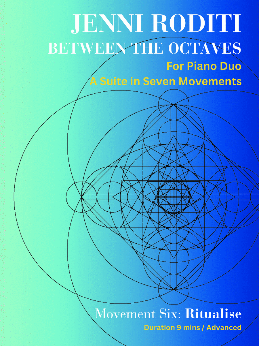 RITUALISE, Between the Octaves - A Piano Duo Suite (Movement 6 of 7) Piano Duet scores gallery preview page 1