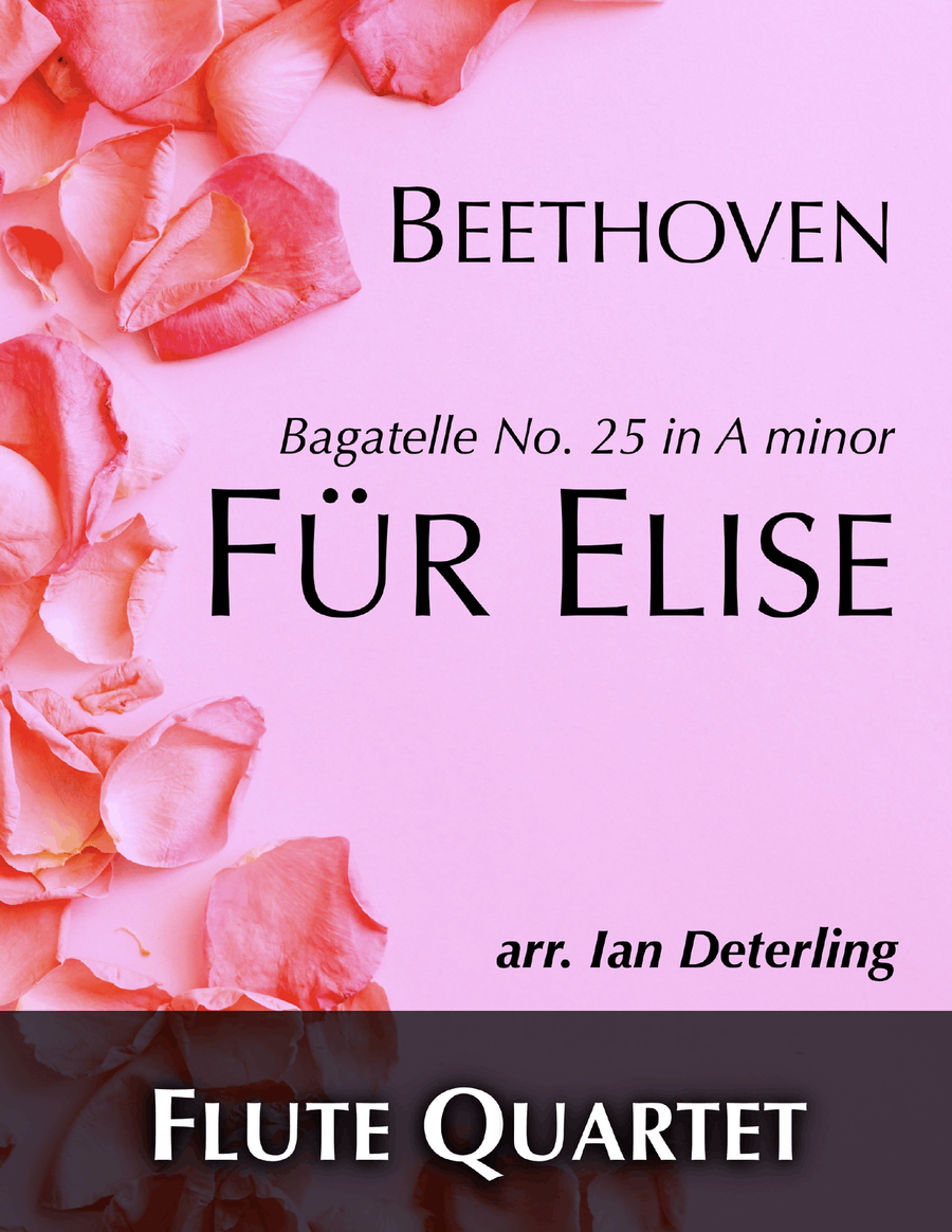 Für Elise (for Flute Quartet) Flute Quartet scores gallery preview page 1