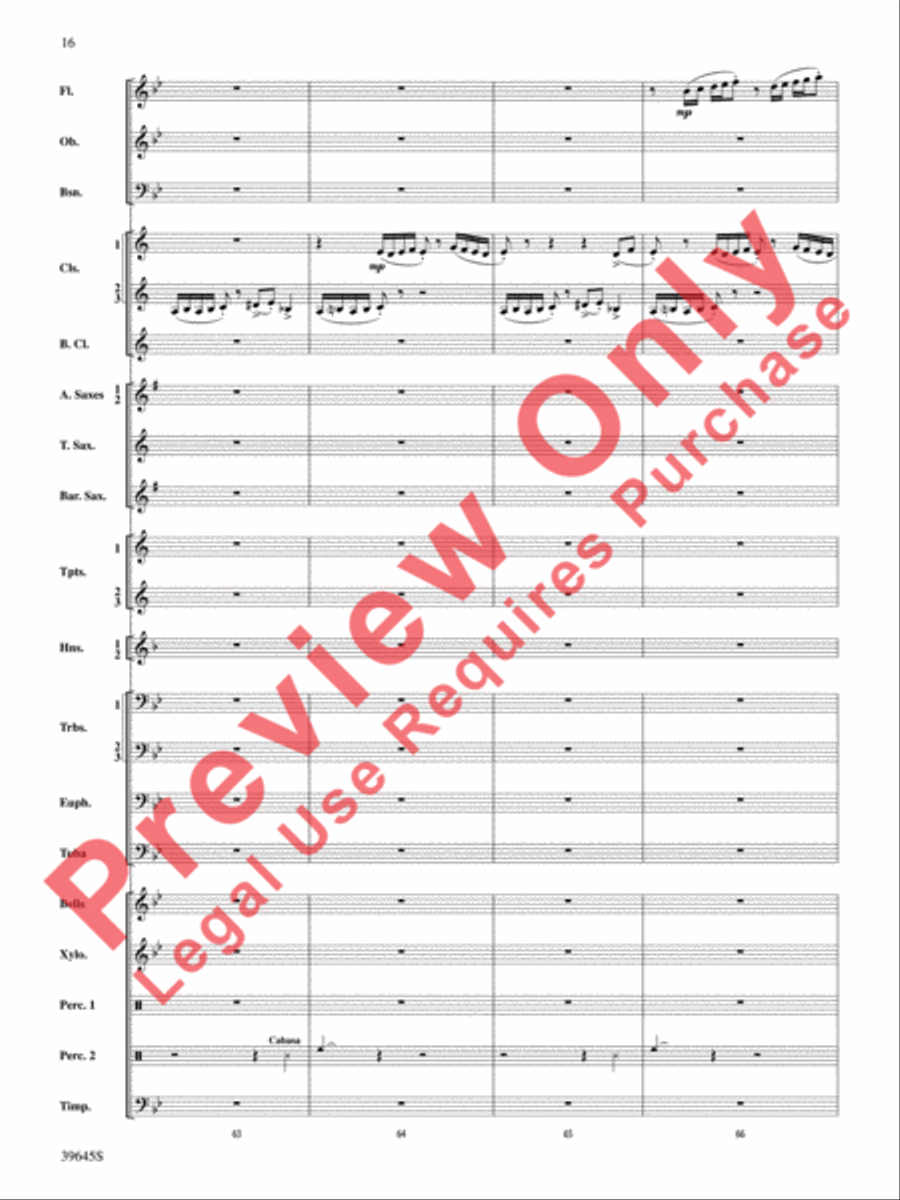 Whirlybird Whirlybird Concert Band scores gallery preview page 17