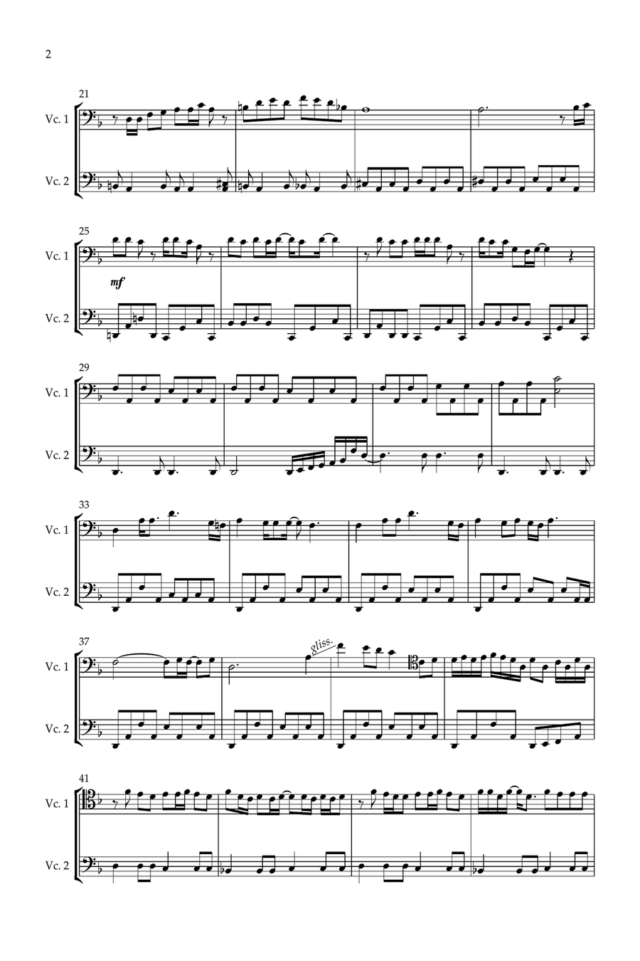 Dream On String Duet scores gallery preview page 2