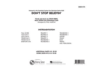 Don't Stop Believin' - Full Score