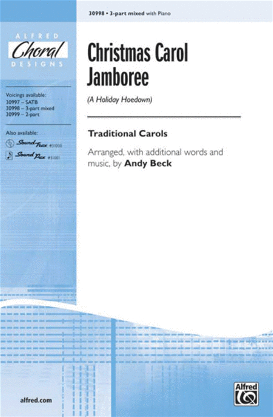 Christmas Carol Jamboree Christmas Carol Jamboree 3-Part scores gallery preview page 1