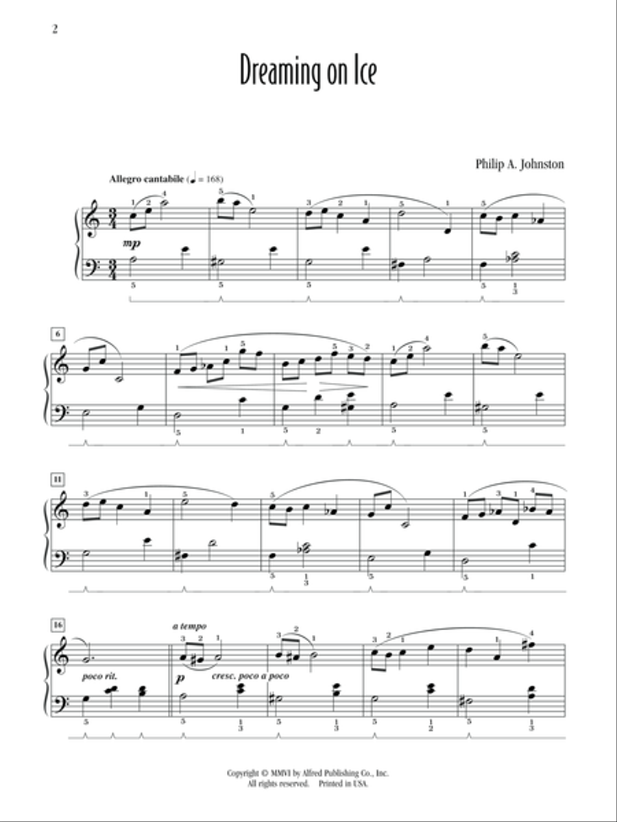 Dreaming On Ice (Piano Solo) Piano Solo scores gallery preview page 2