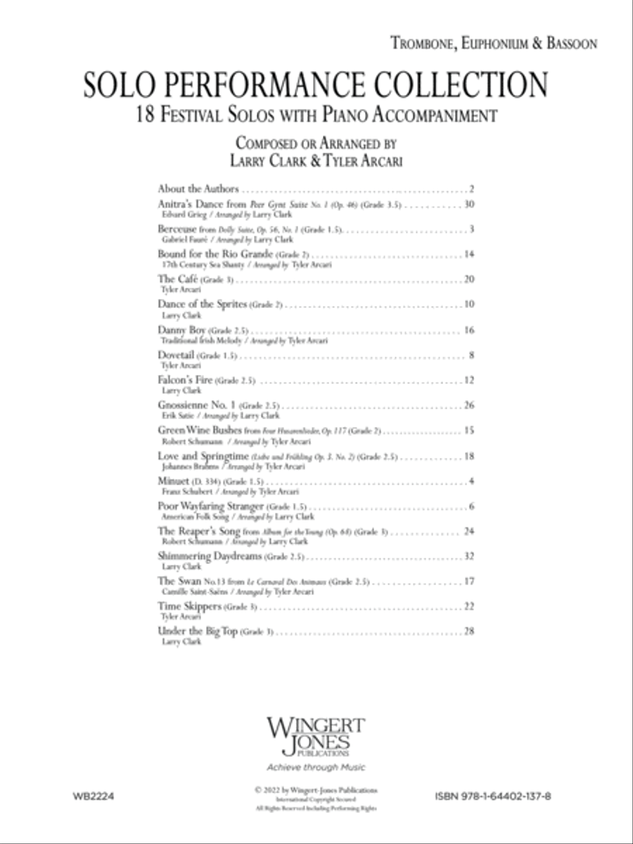 Solo Performance Collection Bassoon scores gallery preview page 2