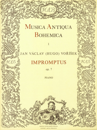 Book cover for Impromptus, op. 7