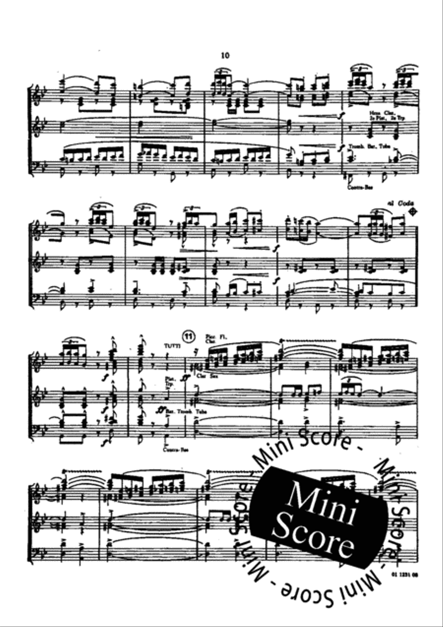 Spanish Suite Concert Band scores gallery preview page 14