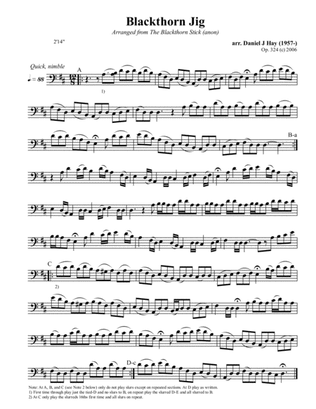 Blackthorn Jig (Opus 324) (Bass Solo)
