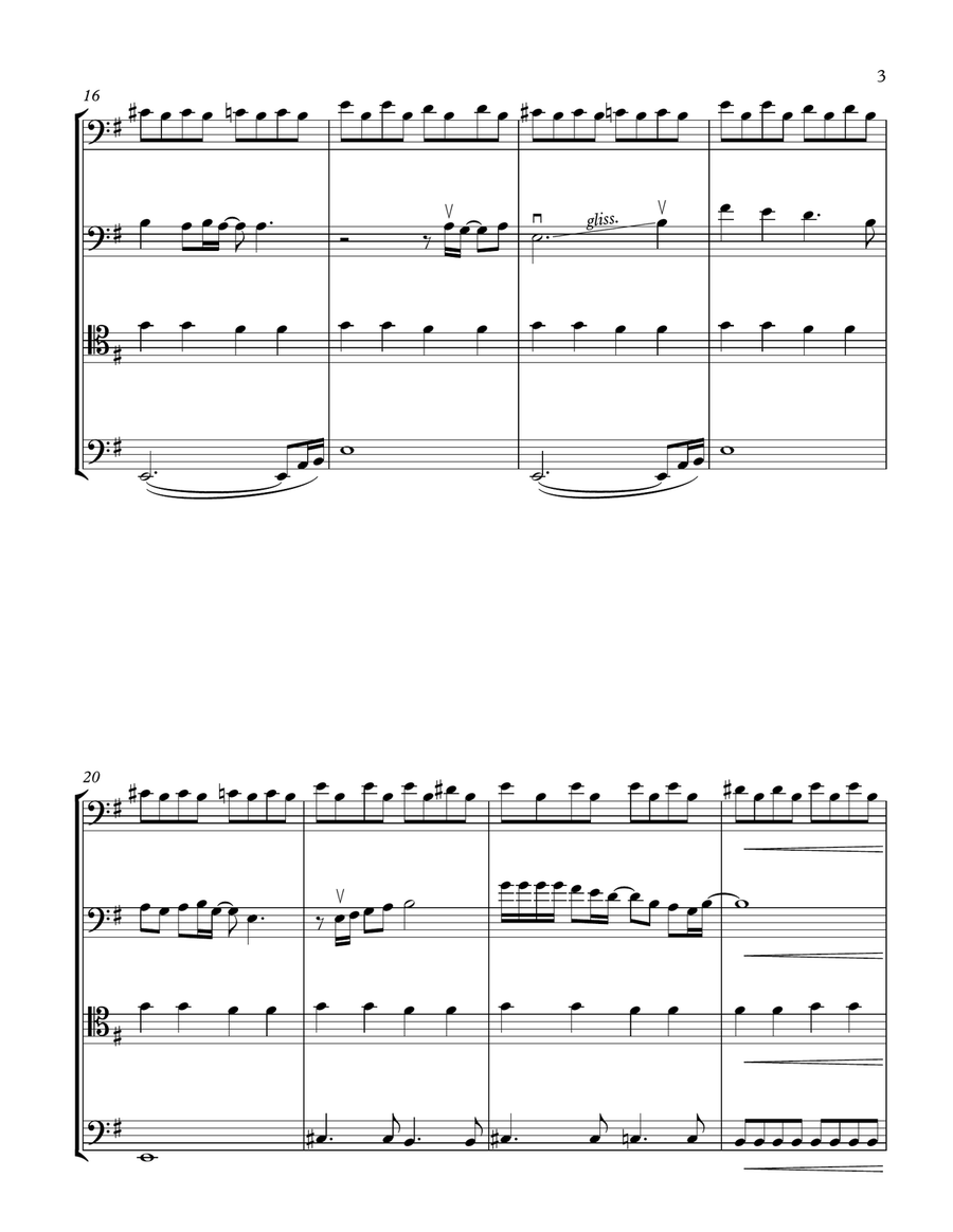 Dream On Cello scores gallery preview page 3
