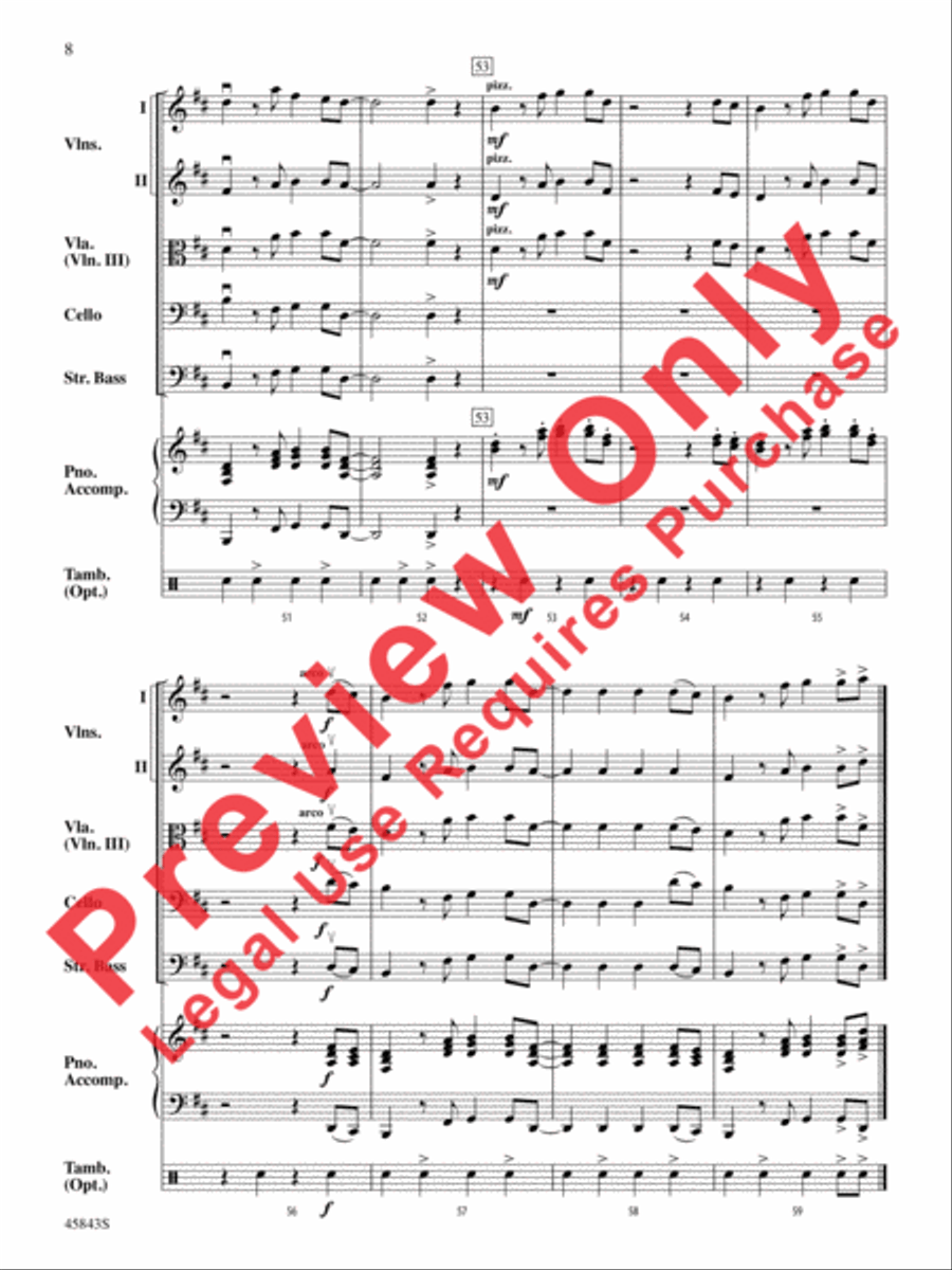 Work from Home String Orchestra scores gallery preview page 9