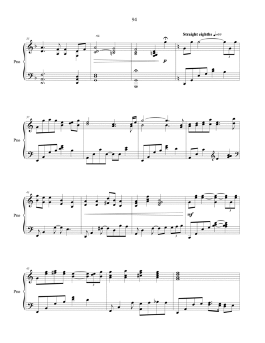 Visão Perfeita (Perfect Vision) - piano solo Piano Solo scores gallery preview page 4