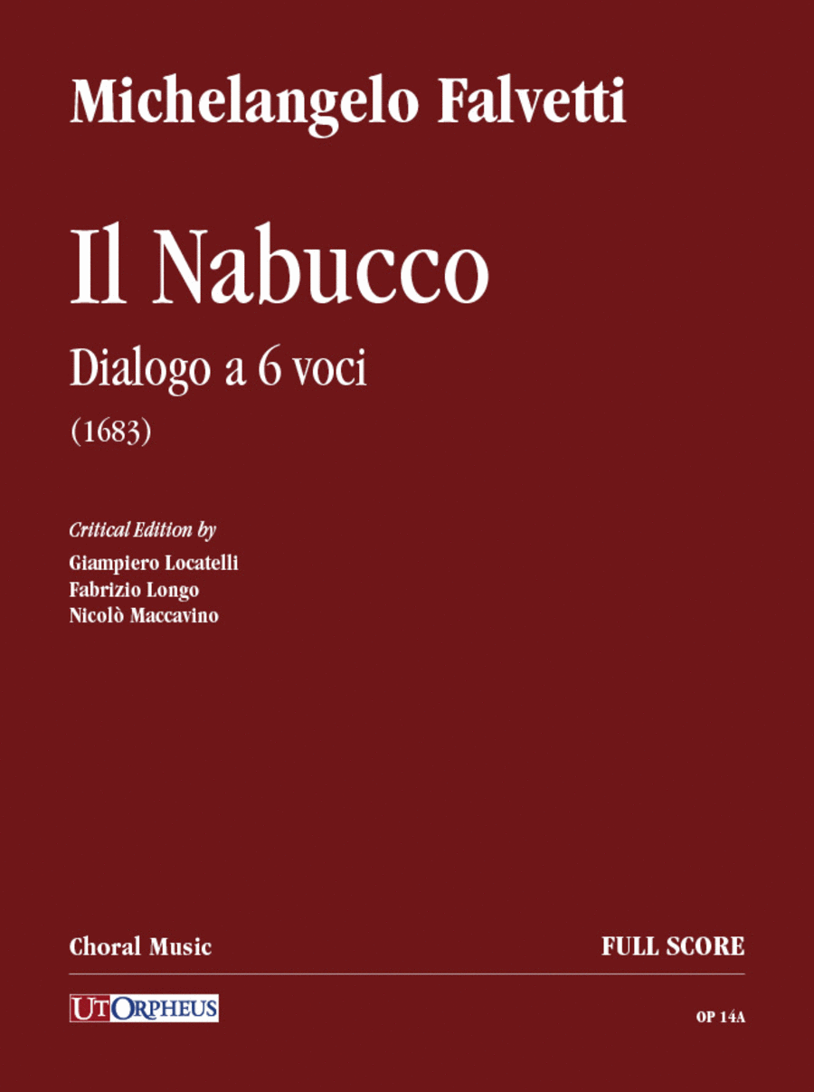 Il Nabucco. Dialogo a 6 voci (1683). Critical Edition
