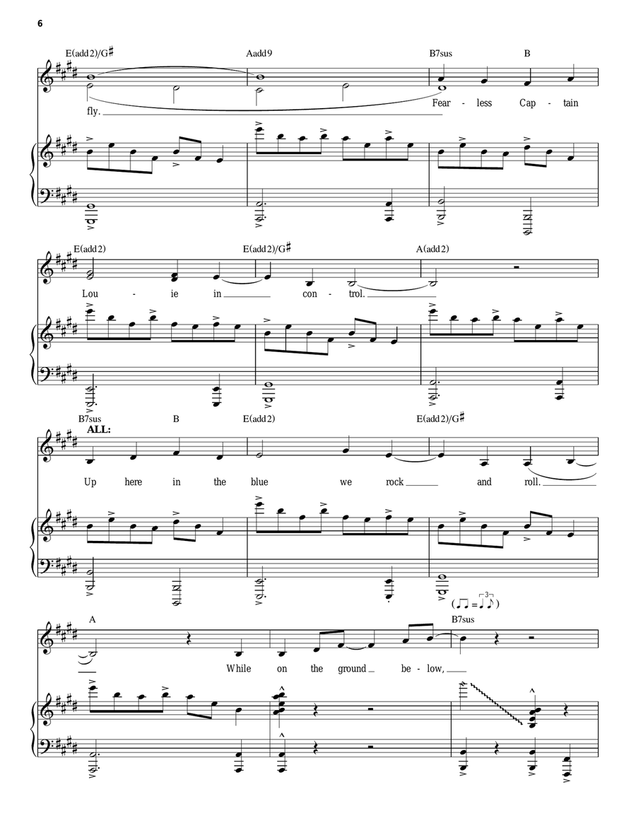 Captain Louie Captain Louie Piano, Vocal, Guitar scores gallery preview page 6